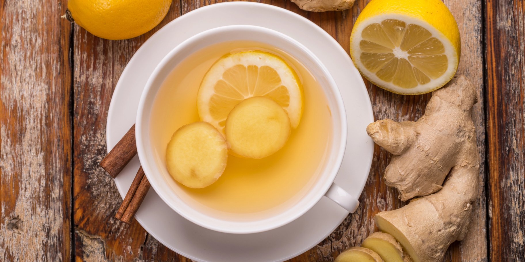 Імбирний чай з лимоном