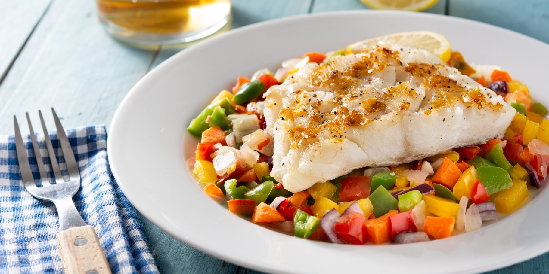 Риба з овочами в пароварці рецепт