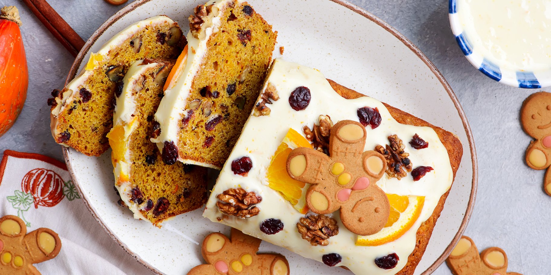 Гарбузовий кекс з вершковим кремом