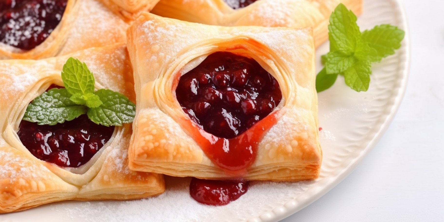 слойки-валентинки