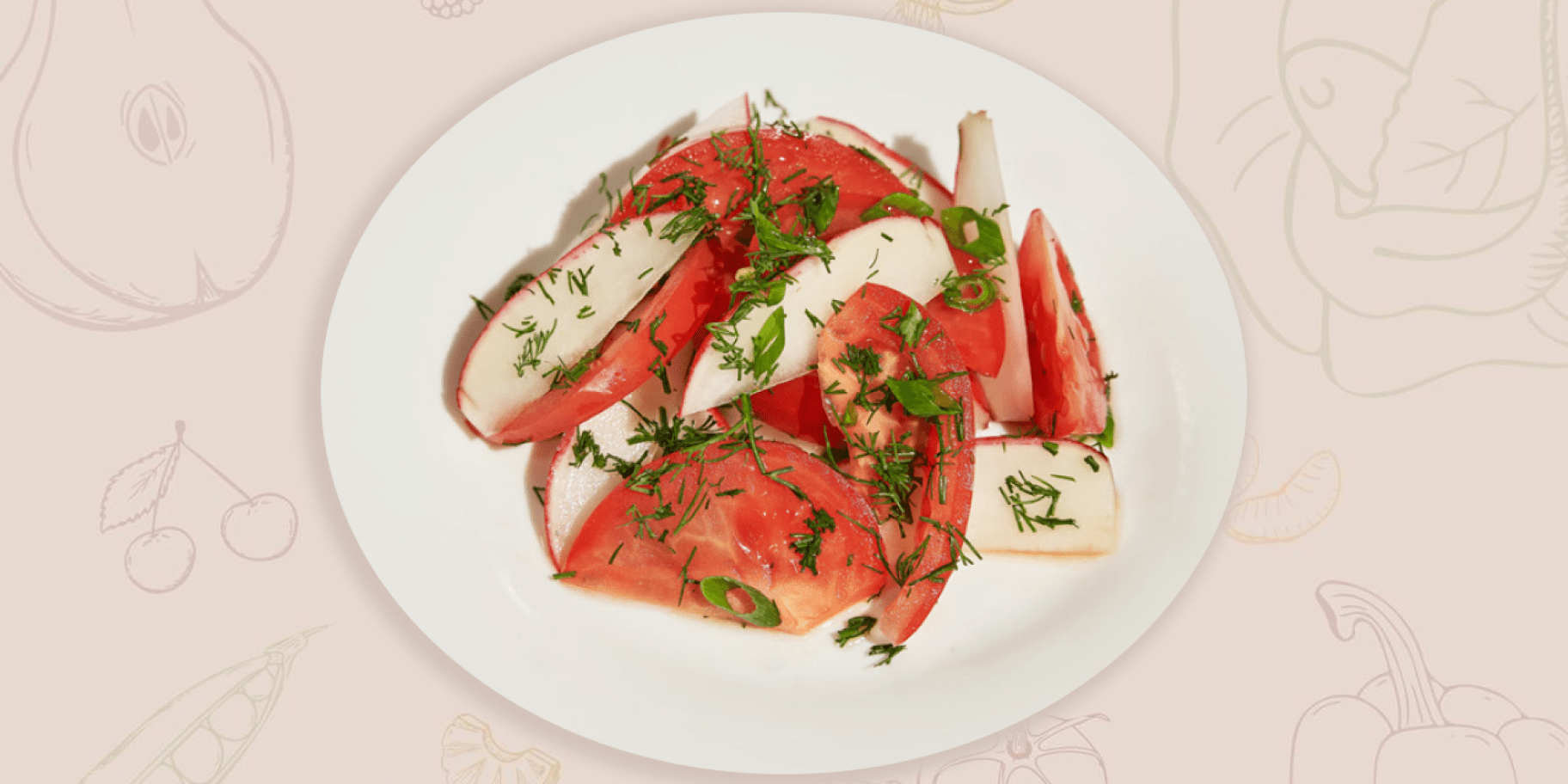 салат редиски і помідорів рецепт клопотенко