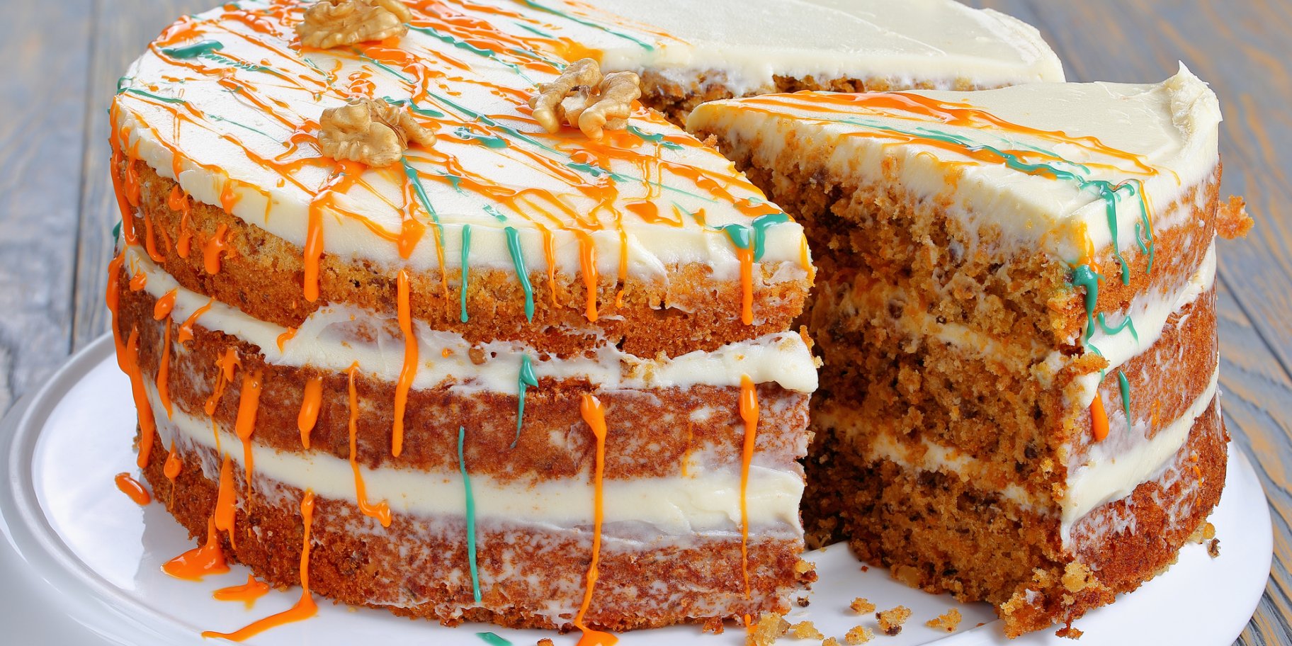Пісний морквяний торт
