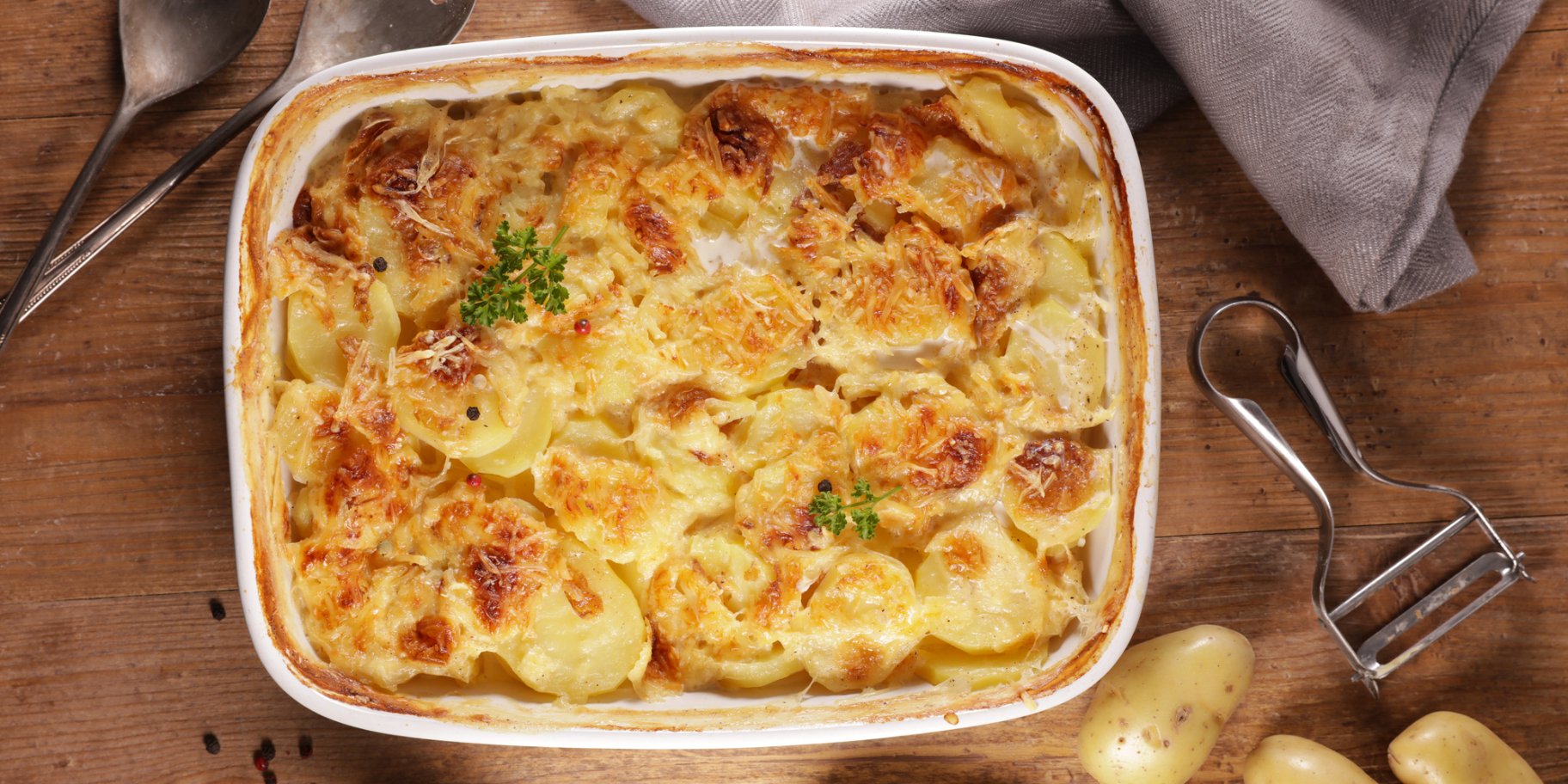 Запіканка з ріпи і картоплі