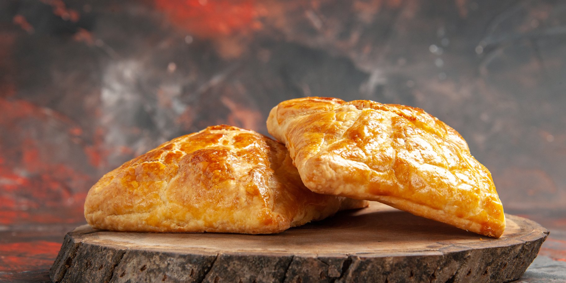 Слойки с курино-грибной начинкой