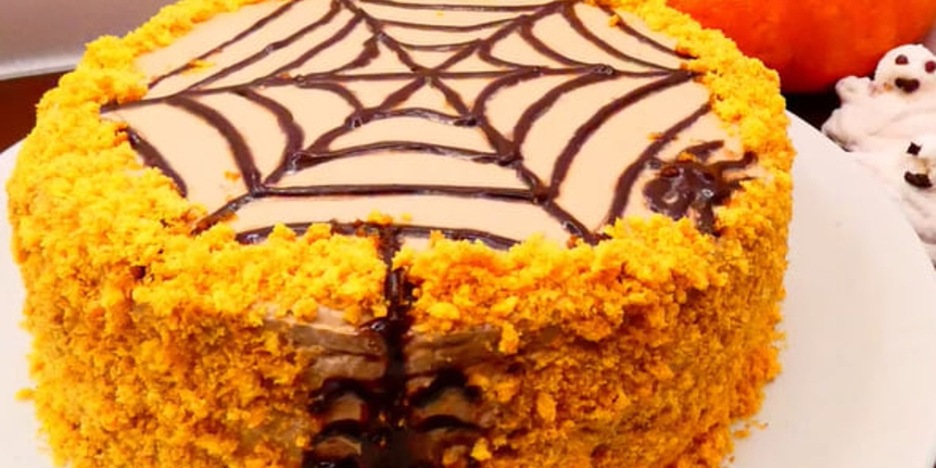 Гарбузовий торт на Гелловін