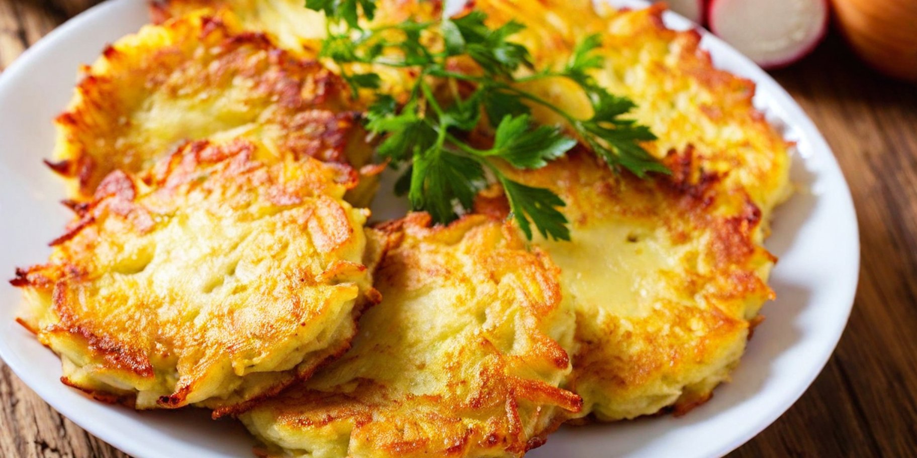 Деруни з крабовими паличками