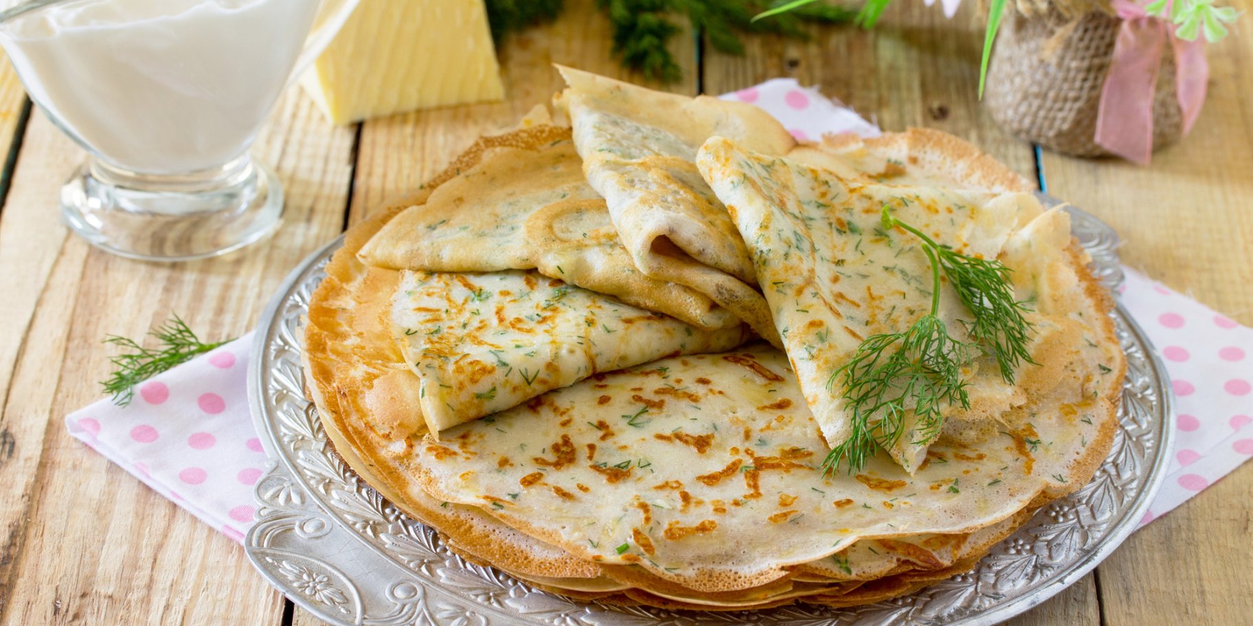 Картопляні млинці з кропом