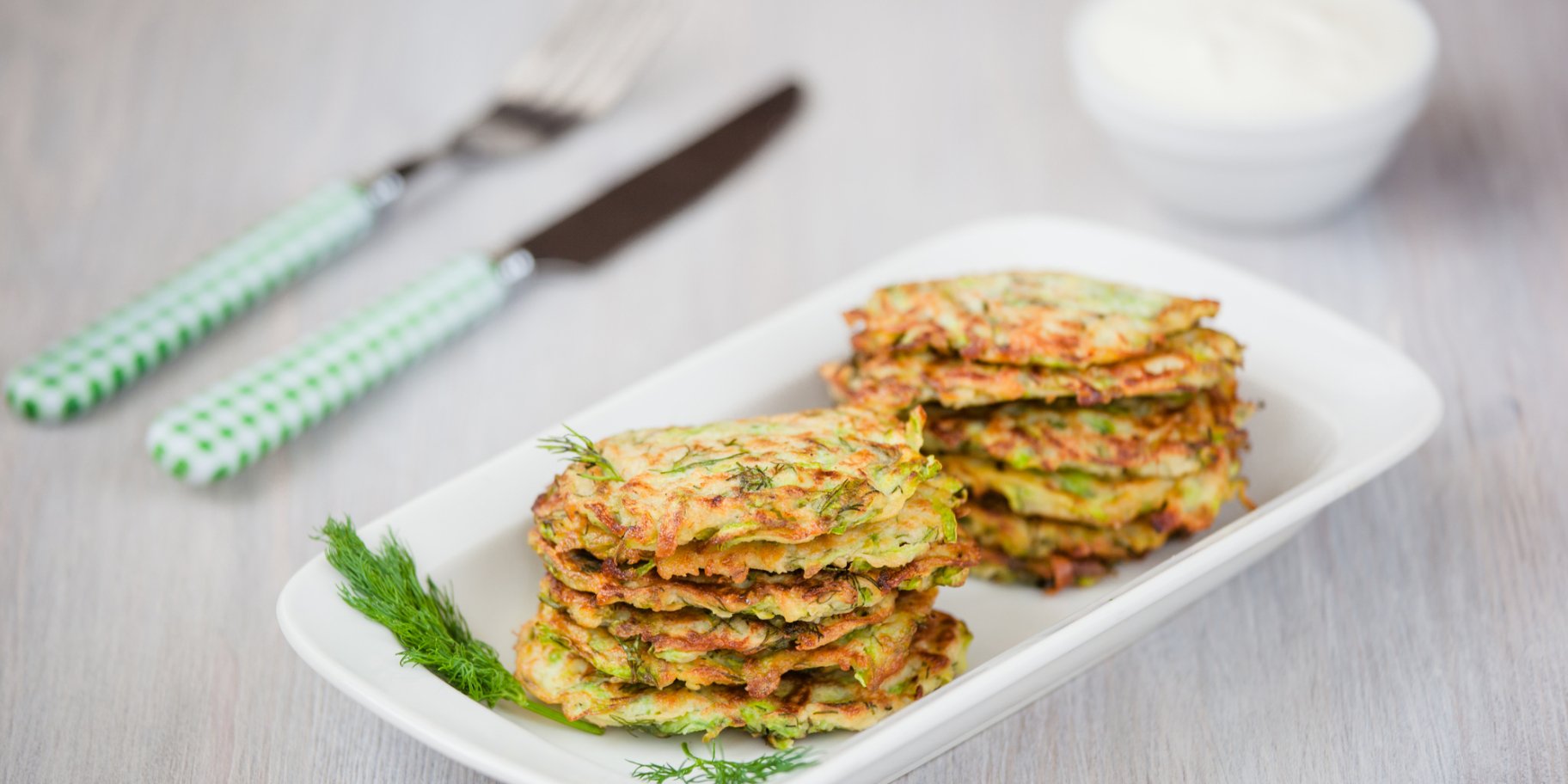 Оладки з цукіні на пару