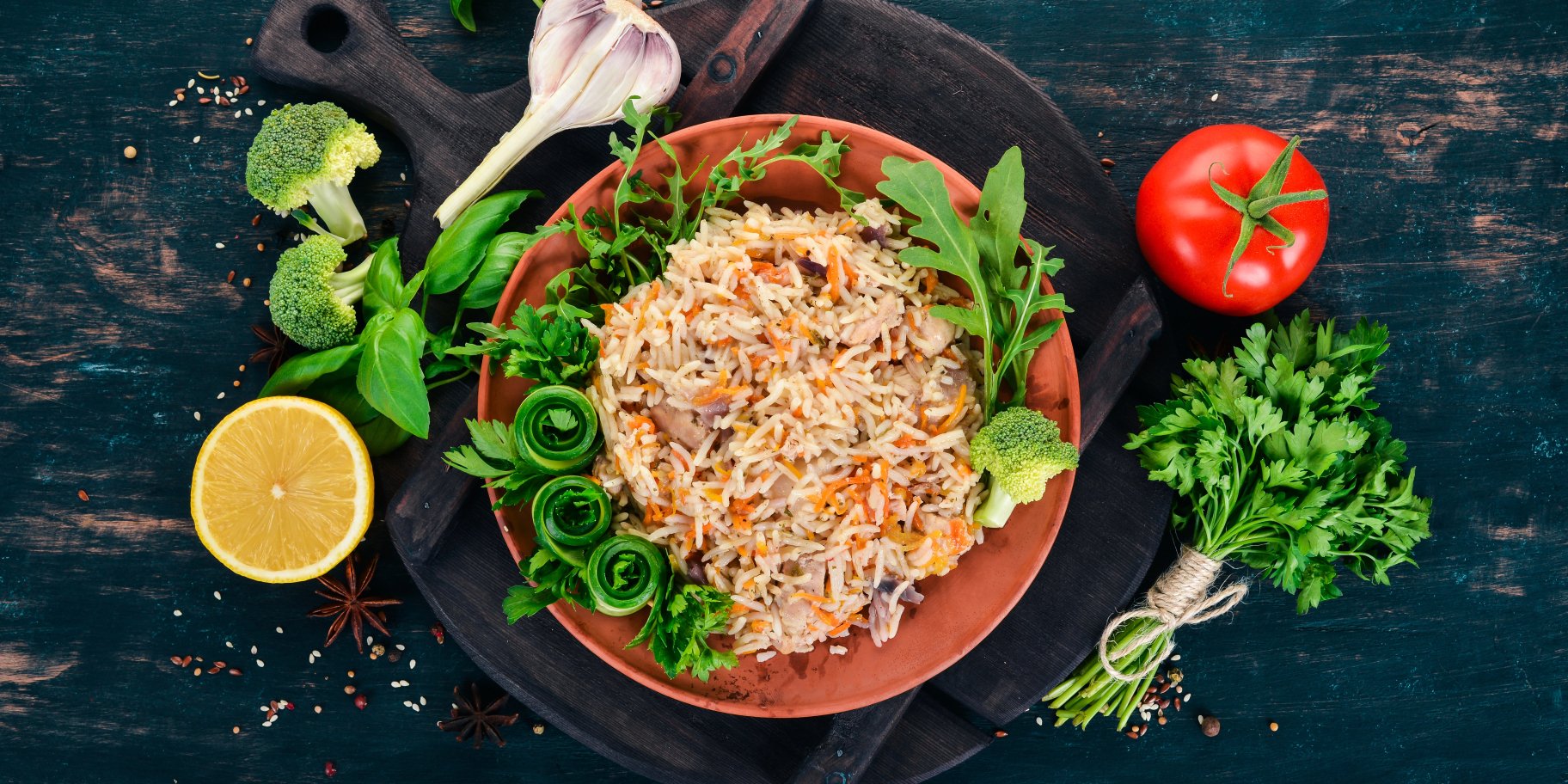 Ароматний, розсипчастий плов з куркою