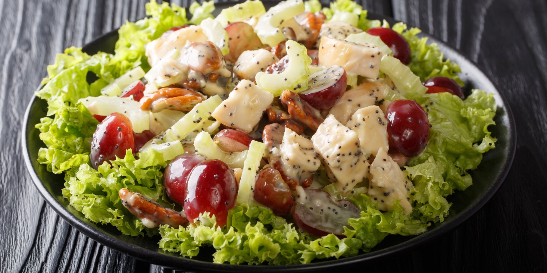 Салат з куркою і маком