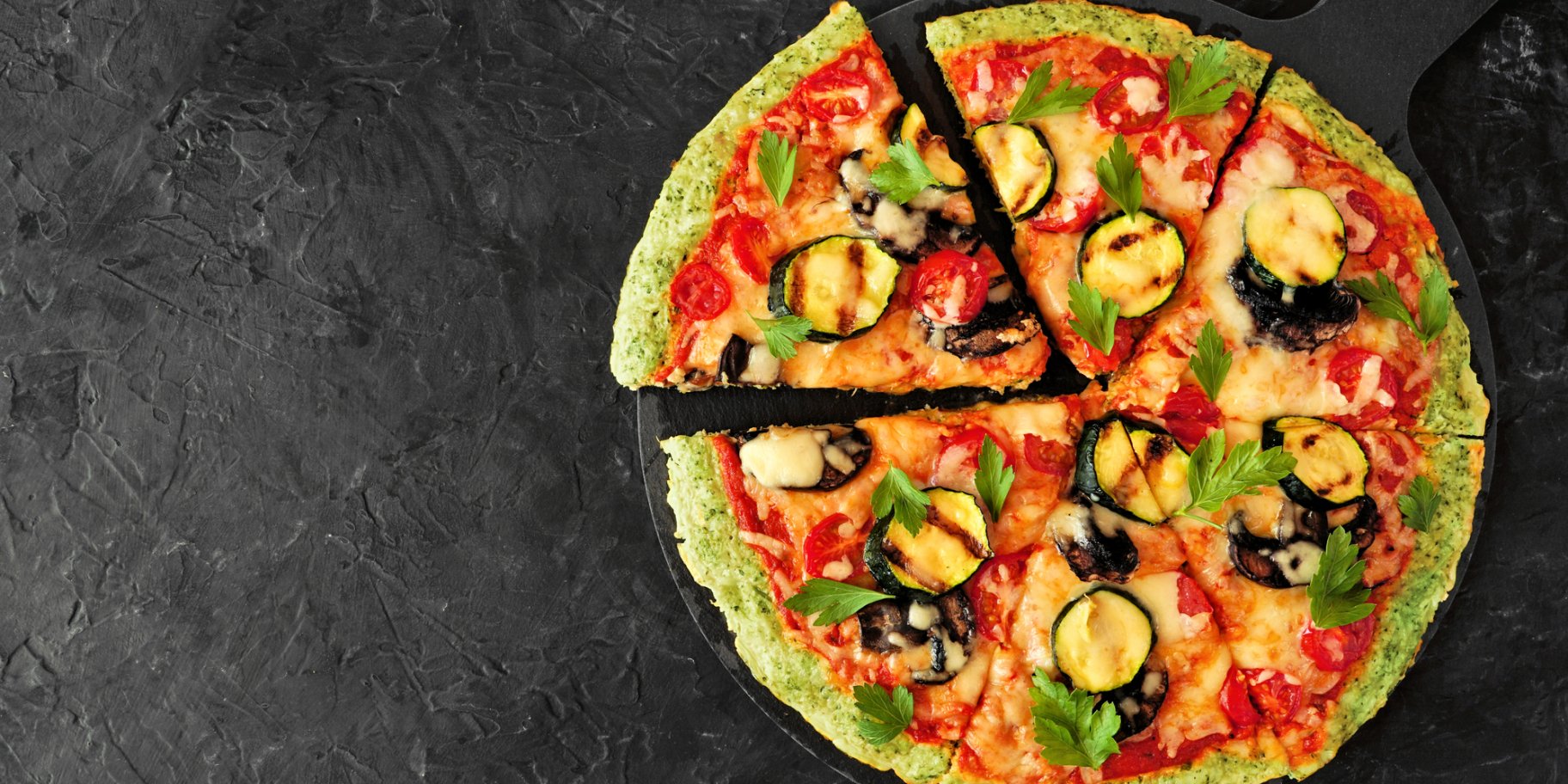 Дієтична кабачкова піца