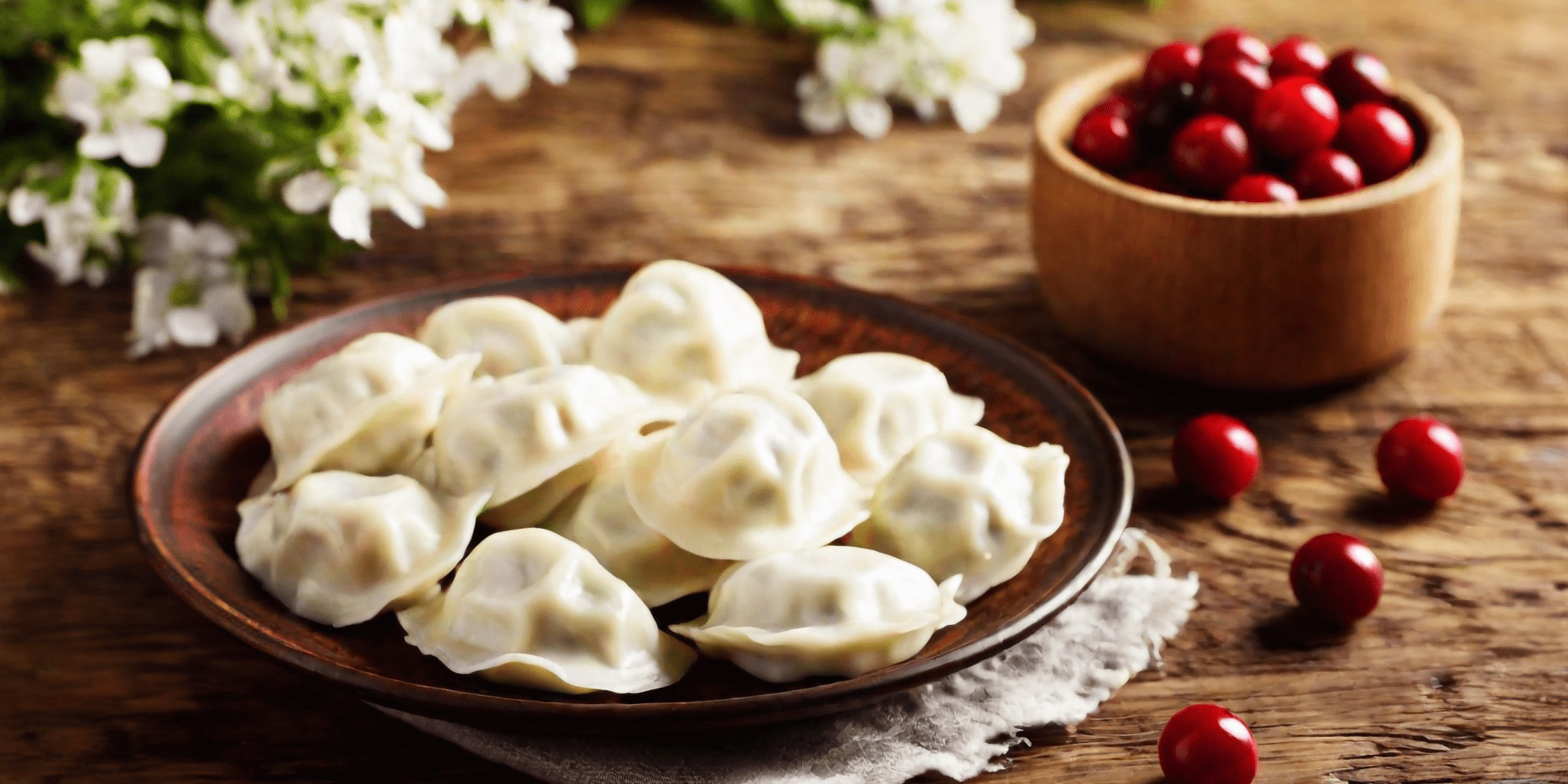 Пельмені з вишнями