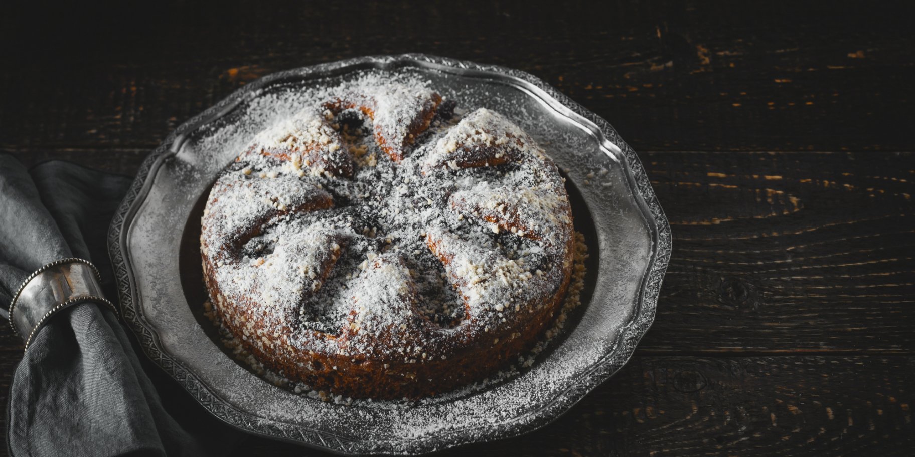 Швидкий пиріг з варенням