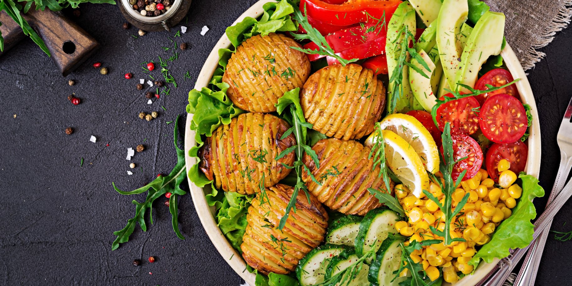 Веганський обід