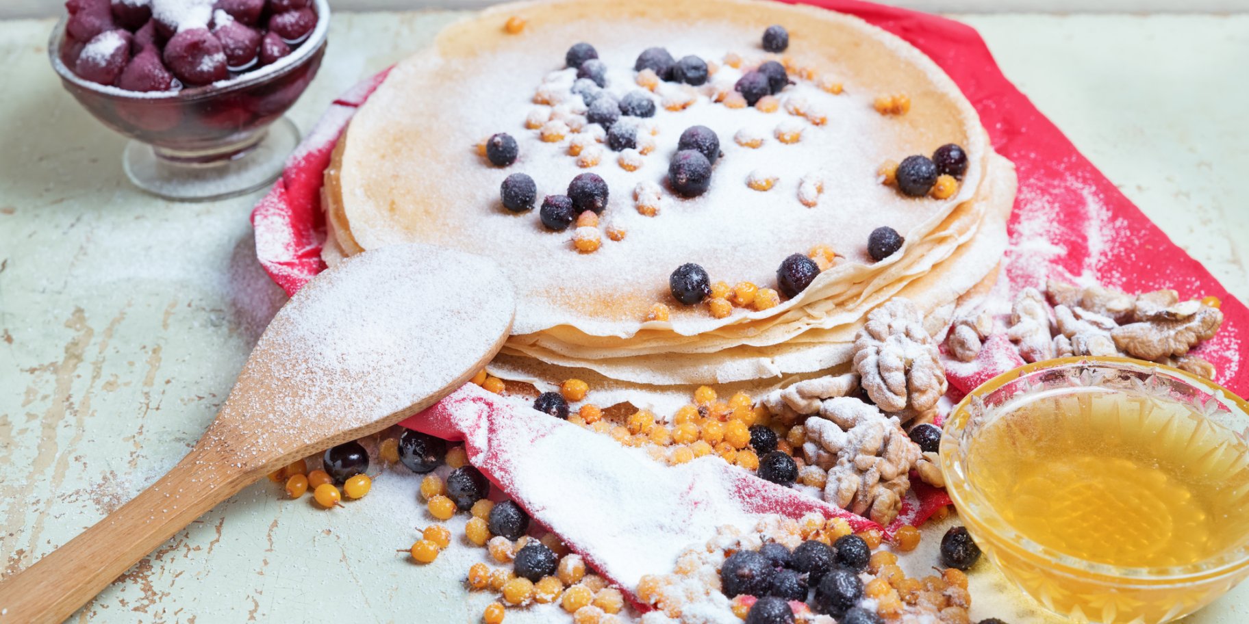 Рисові млинці з обліпиховим кремом