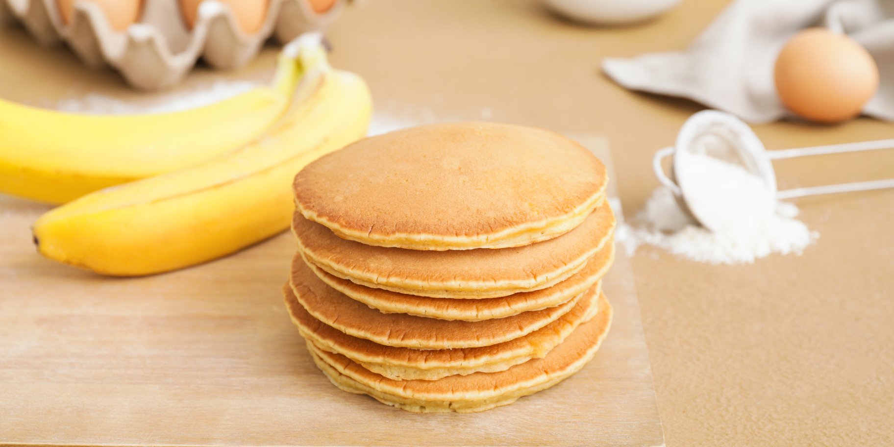 Бананові панкейки
