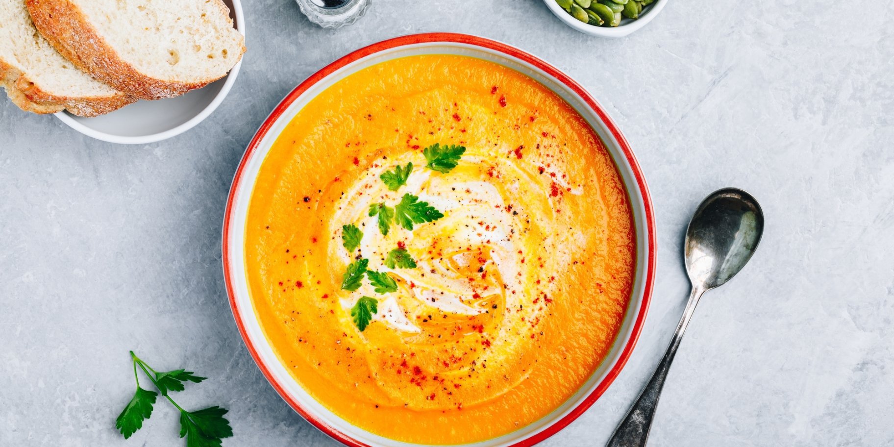 Суп з гарбуза і кабачка