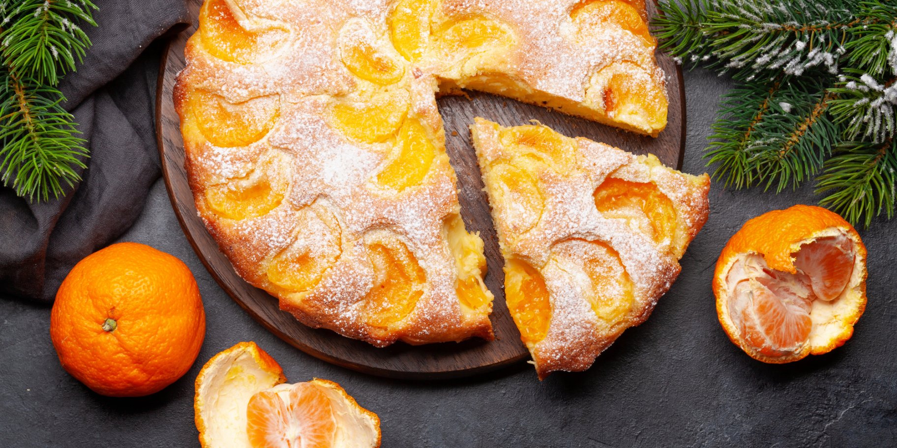 Пиріг з мандаринами