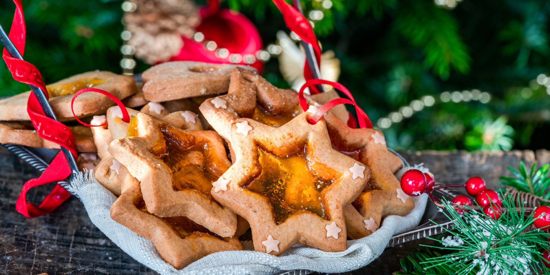 Вітражне печиво на Різдво