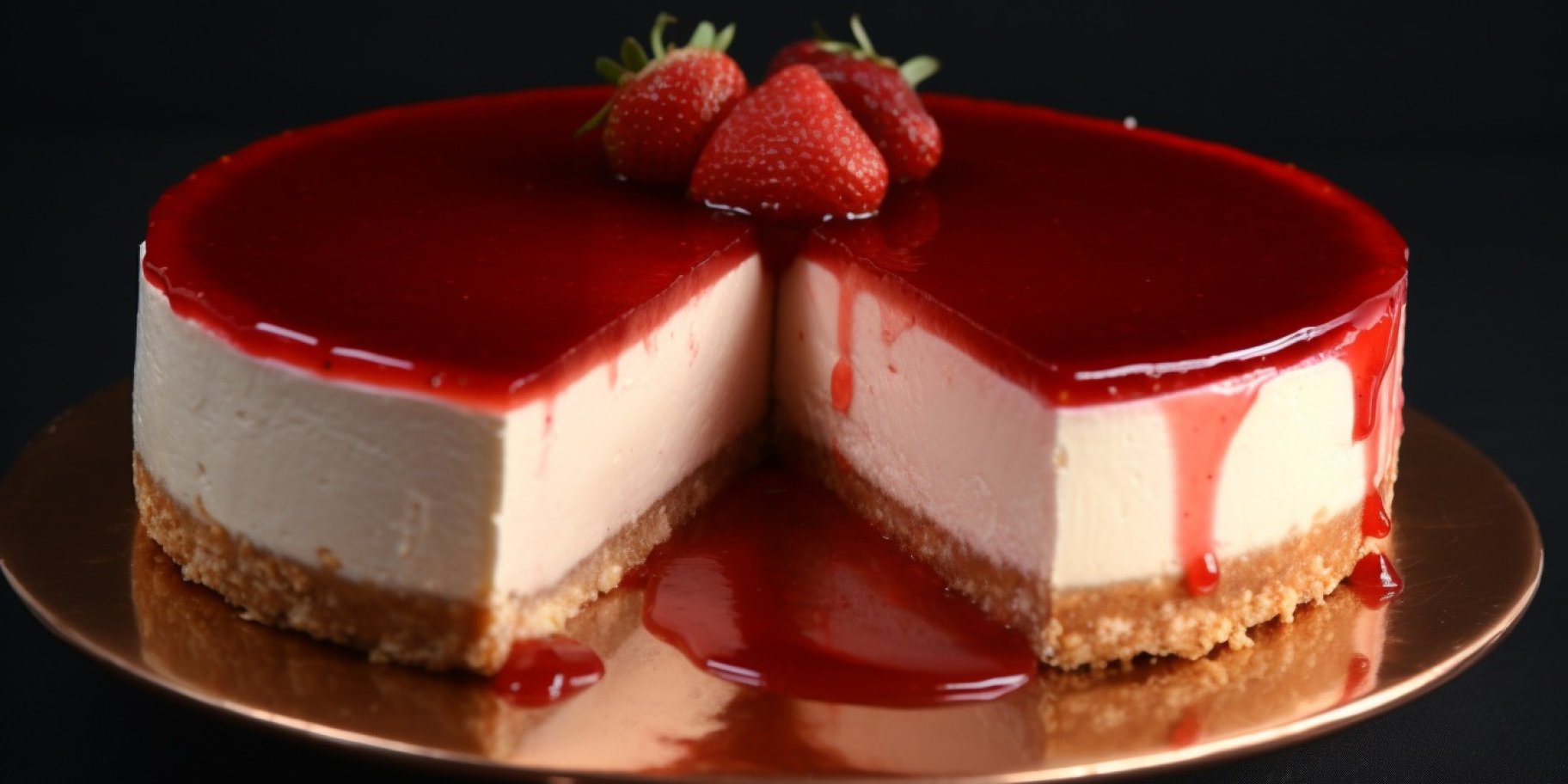 клубничный чизкейк