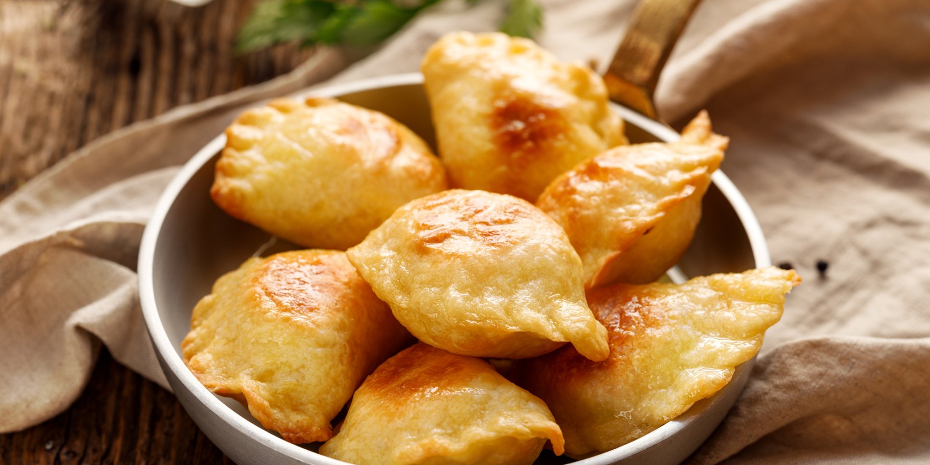 Вареники з квасолею