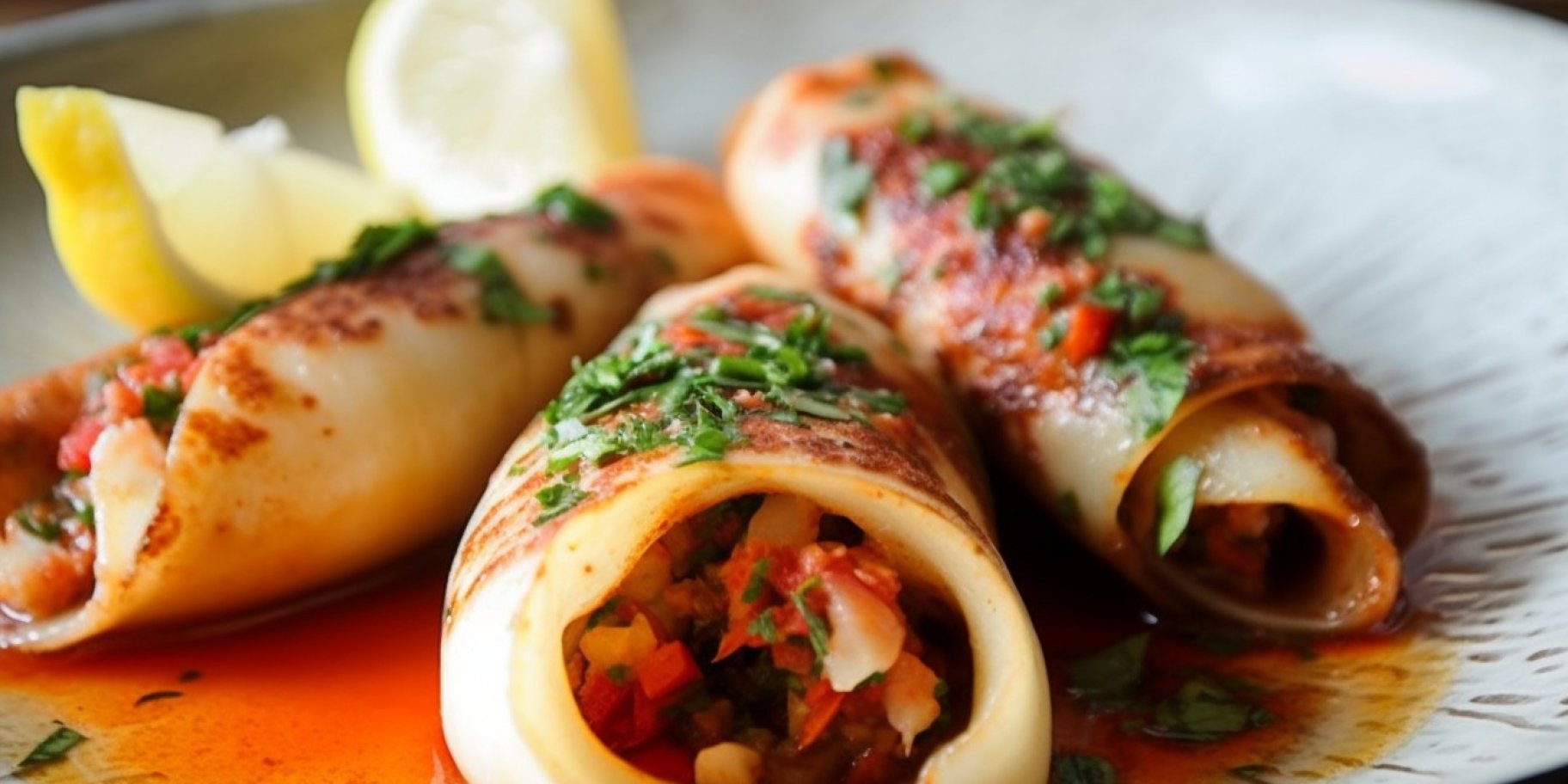 Фаршированные кальмары