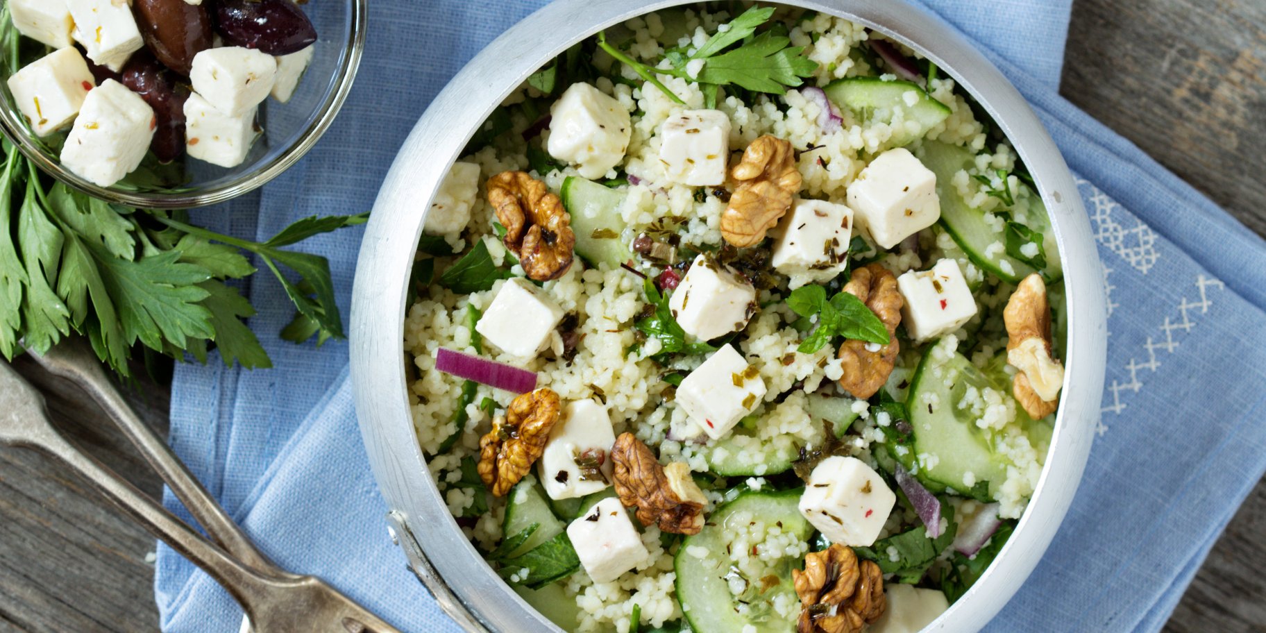 Овочевий салат з сиром