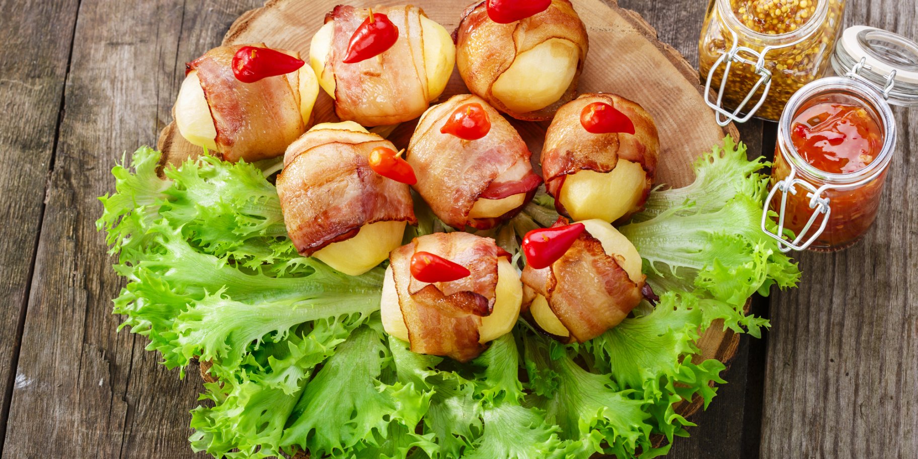 Картофель в беконе