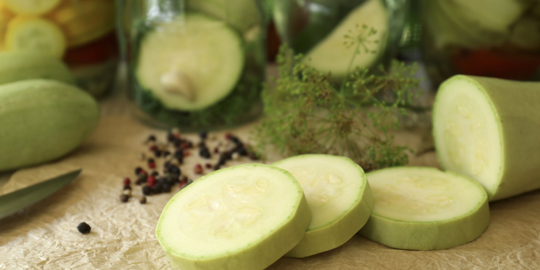 Квашені кабачки