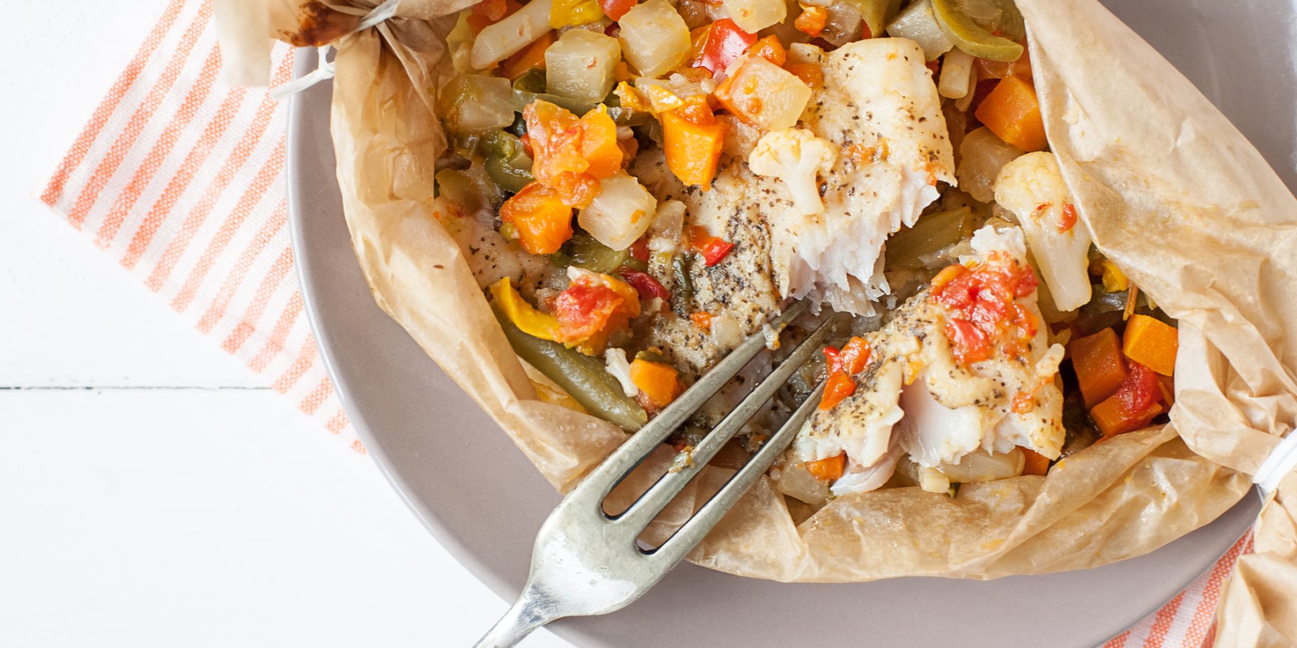 Філе камбали в пергаменті