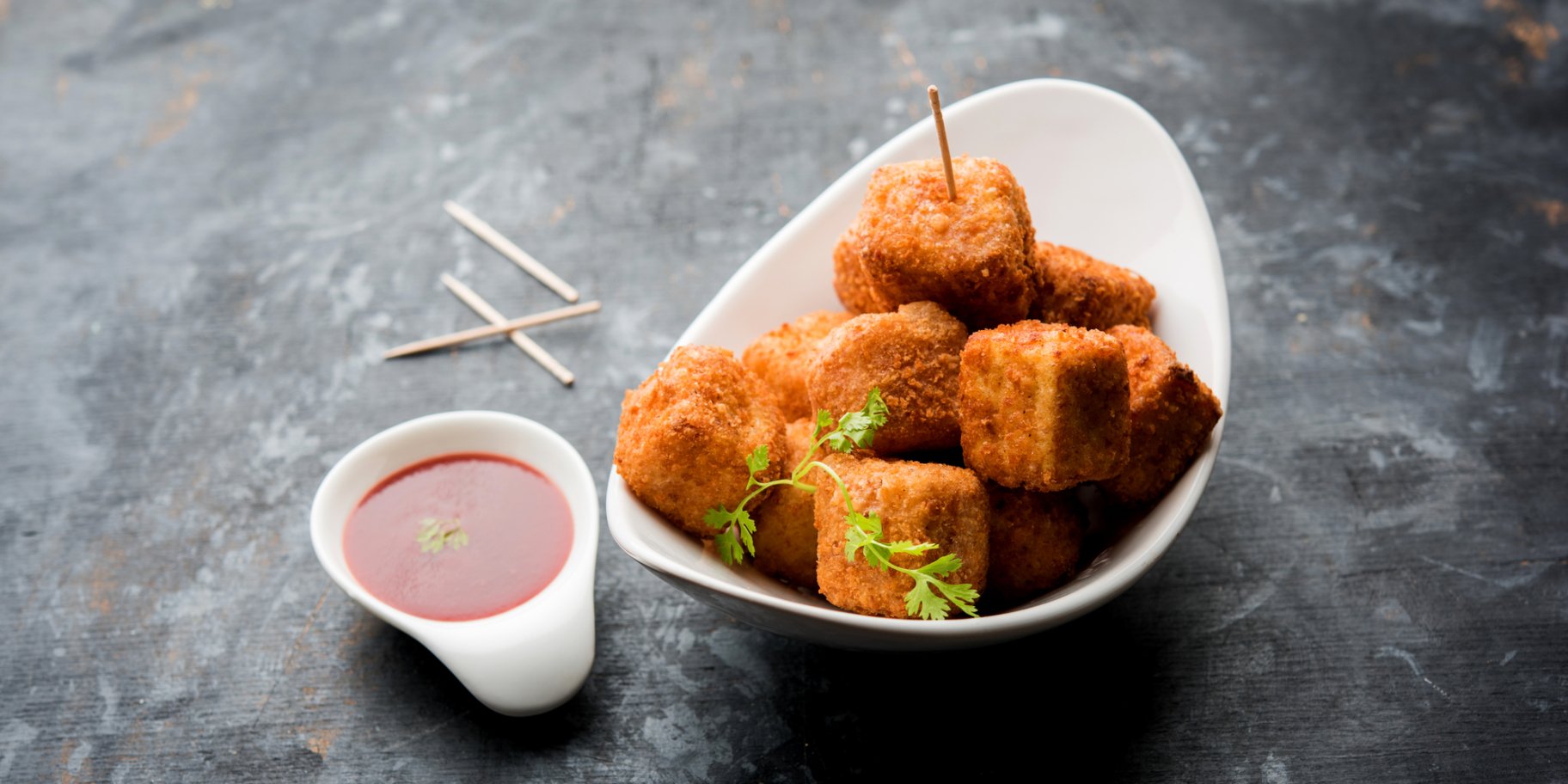 Хрусткі канапе з курятини