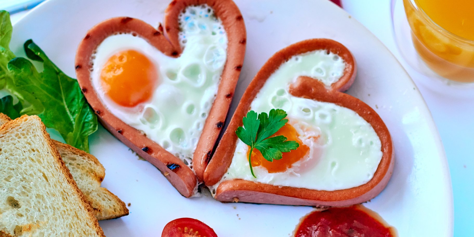 Яєчня у формі серця