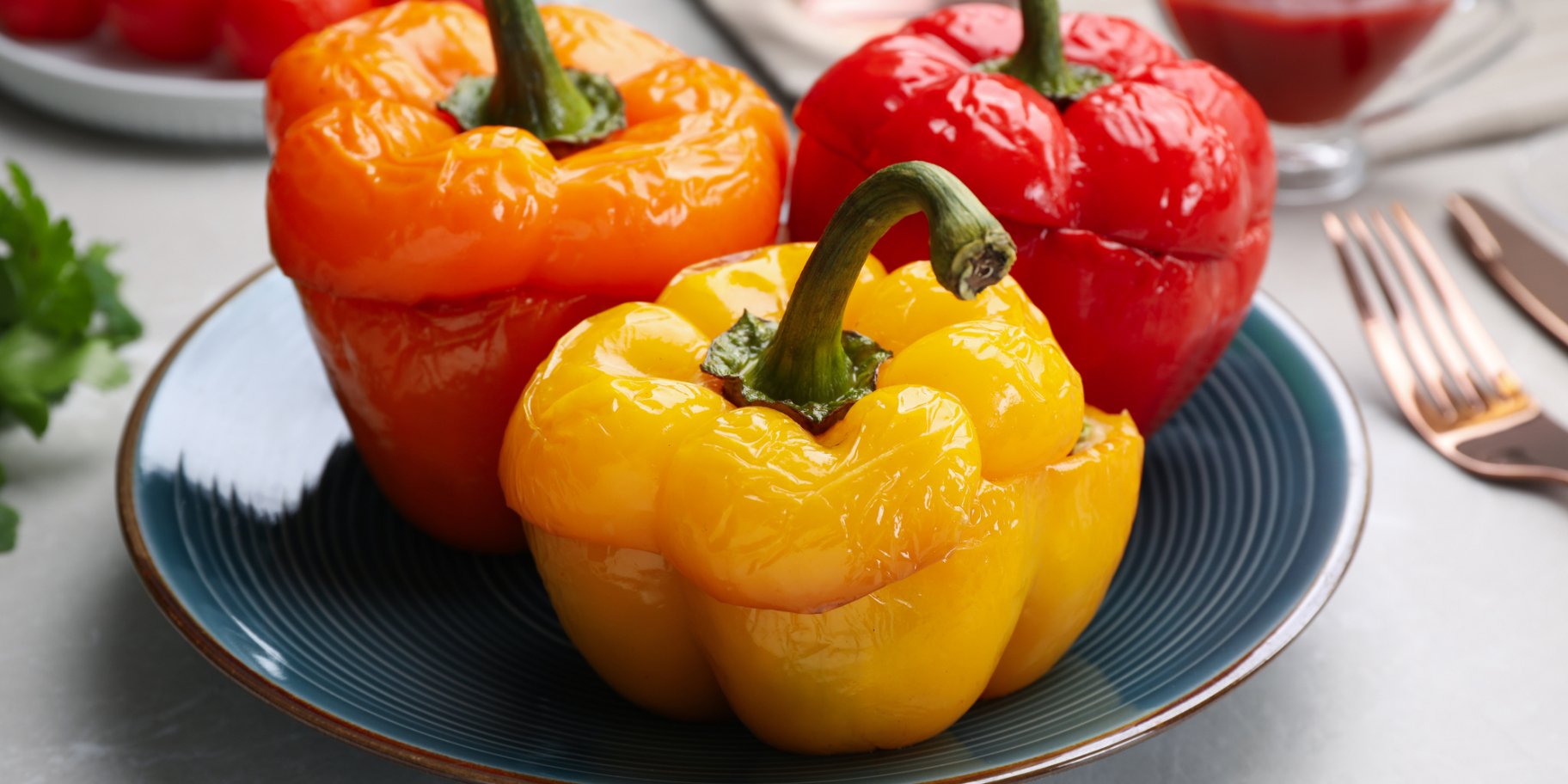 Фарширований перець по-корейськи