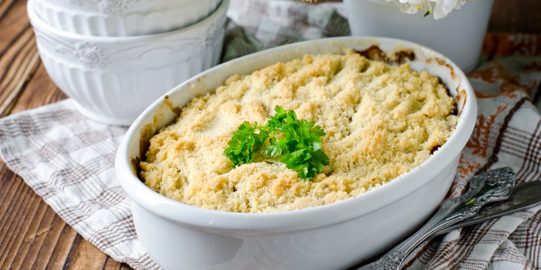 Крамбл из цветной капусты – рецепт