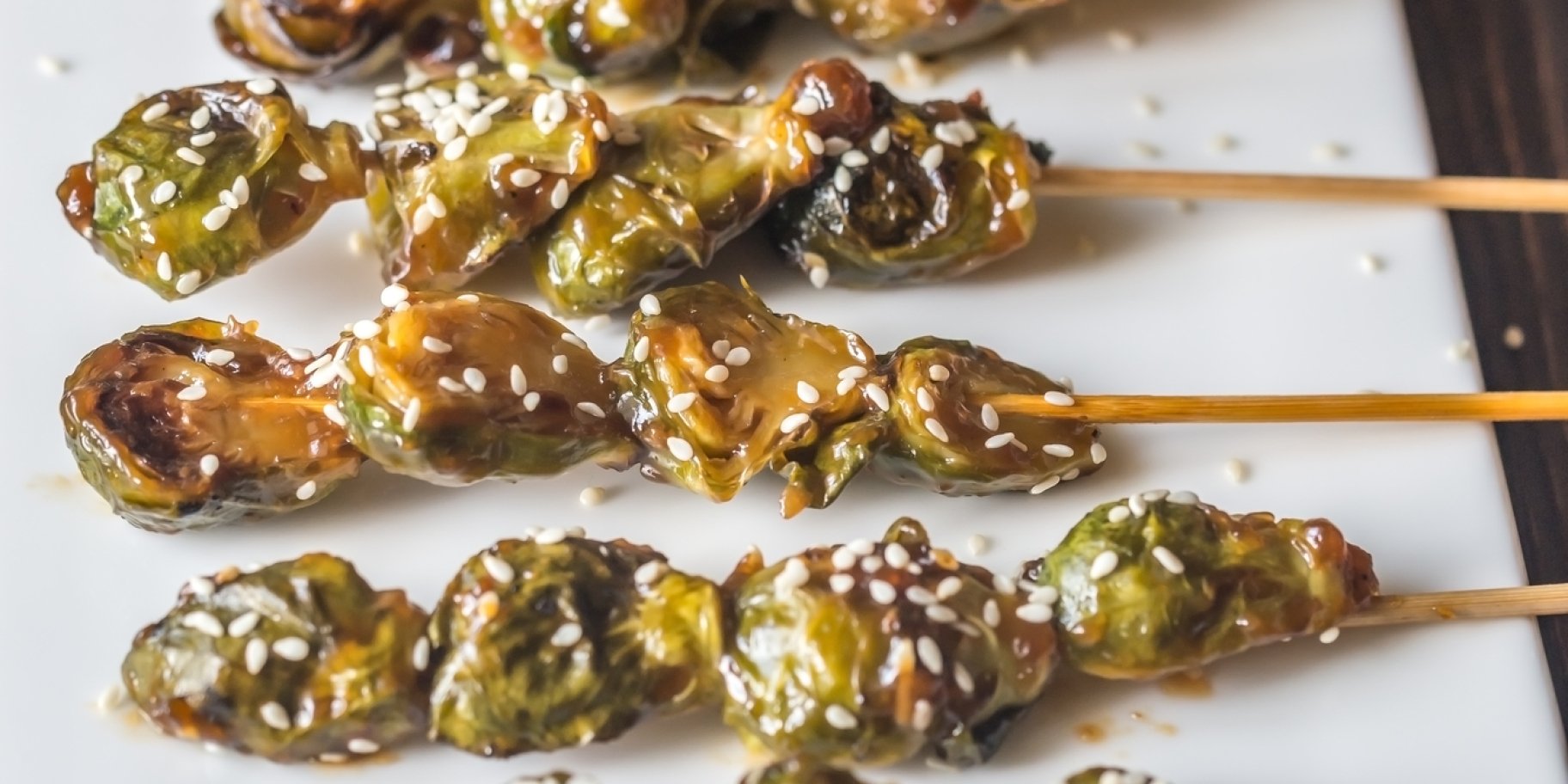 Брюссельська капуста на шпажках