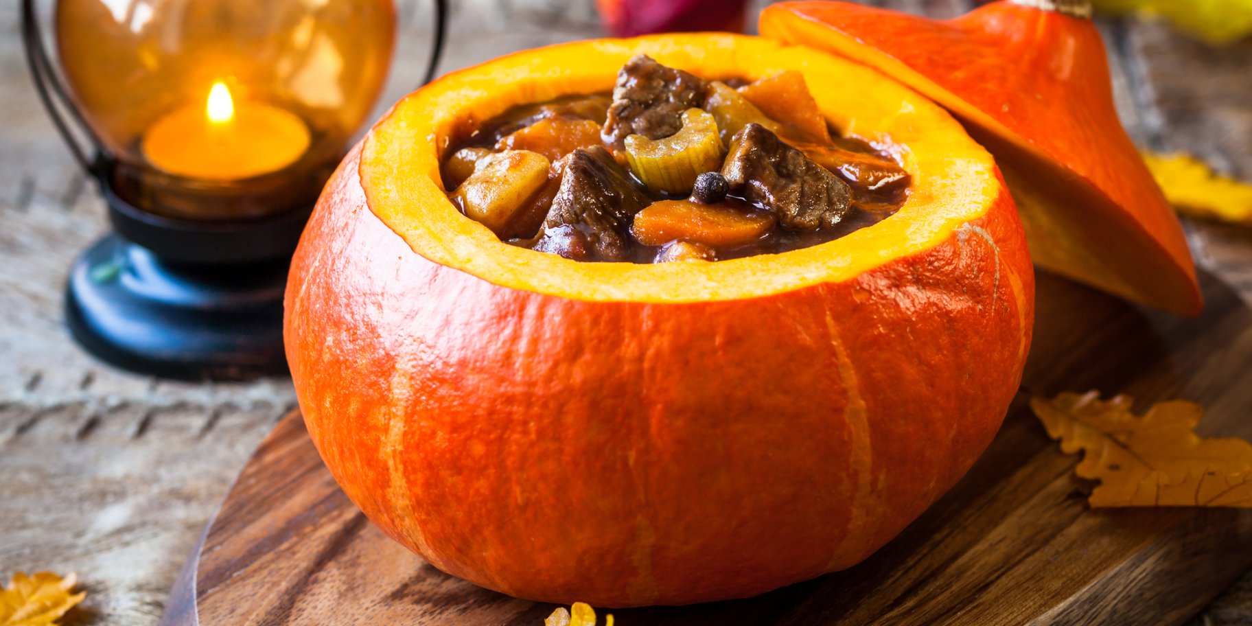 Рагу з яловичиною та гарбузом