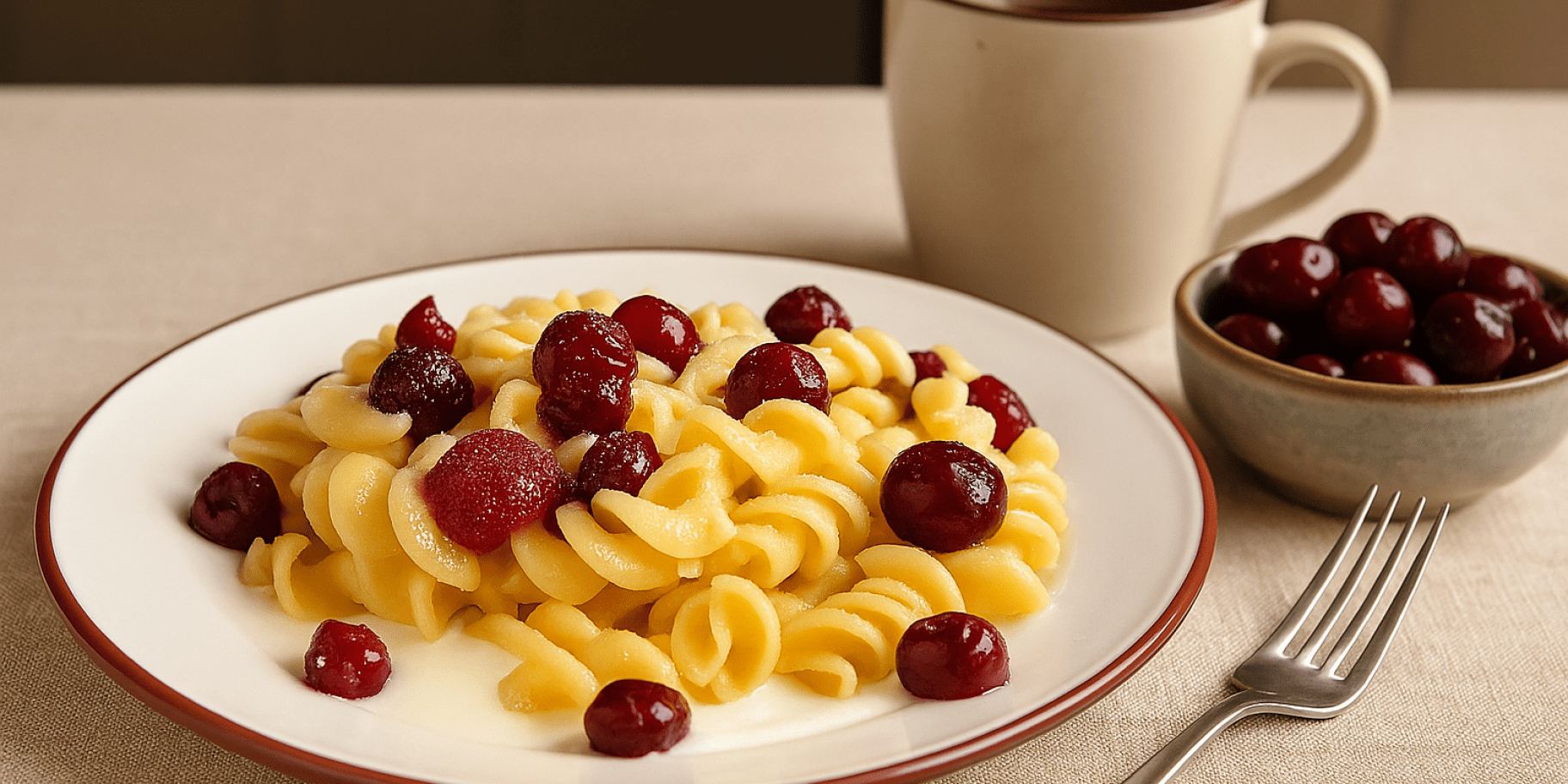 Макарони зі смаком лінивих вареників