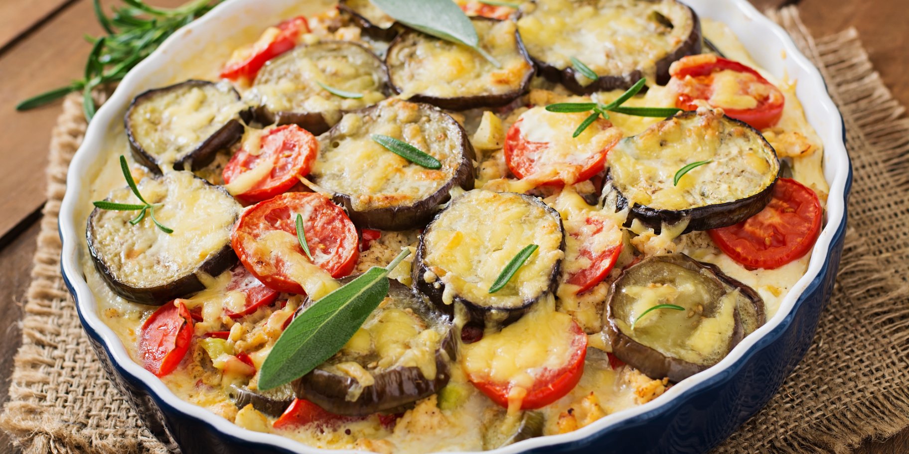 Запіканка з баклажанами