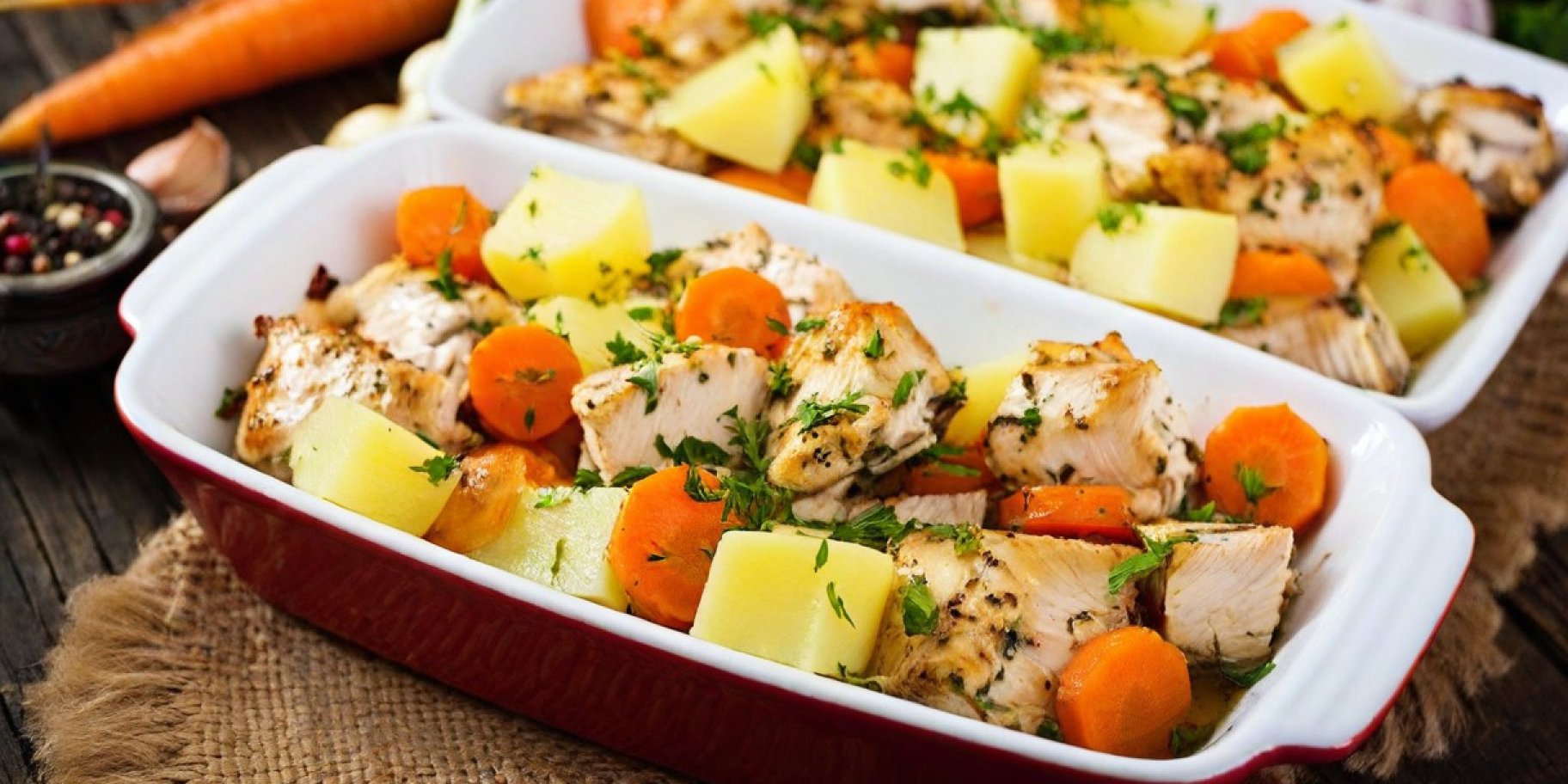 Печеня з куркою по-домашньому від Клопотенка