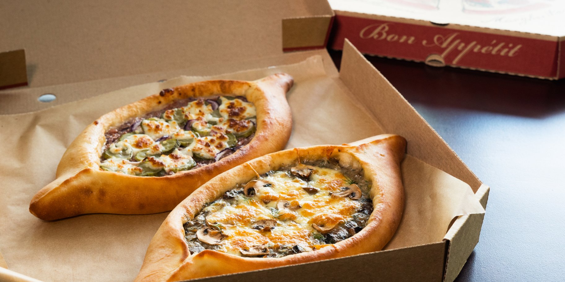 Хачапури с грибами