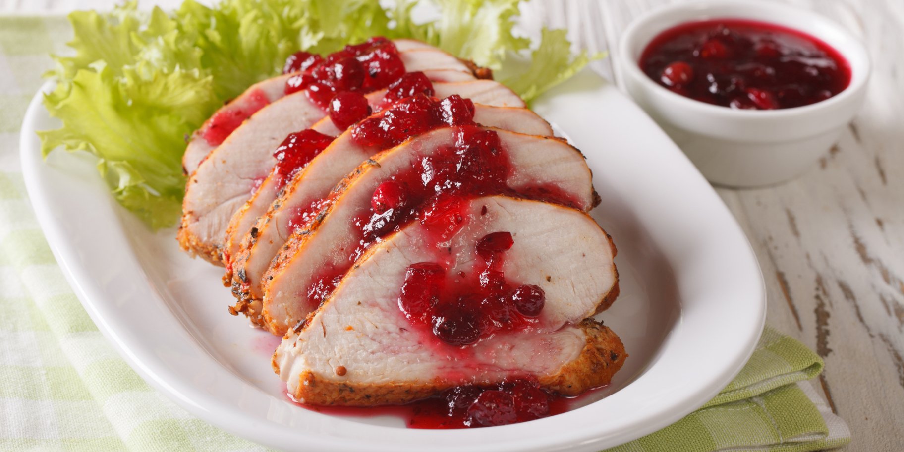 Філе індички у журавлиному соусі - рецепт