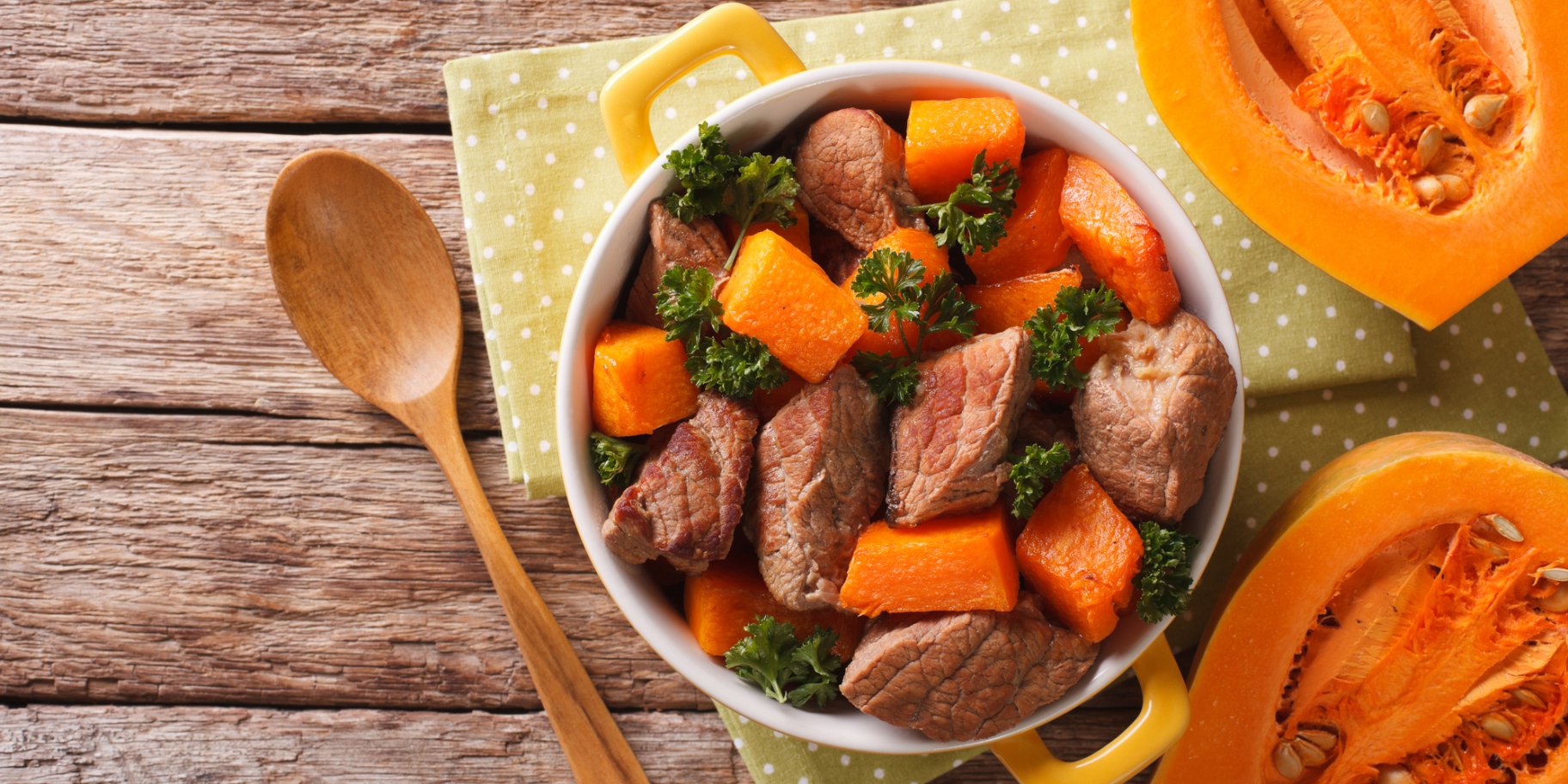 Яловичина з гарбузом