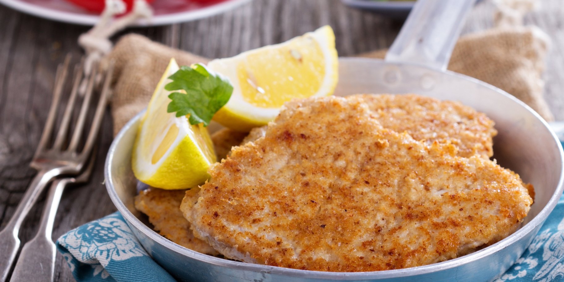 Куриный шницель в индийском стиле