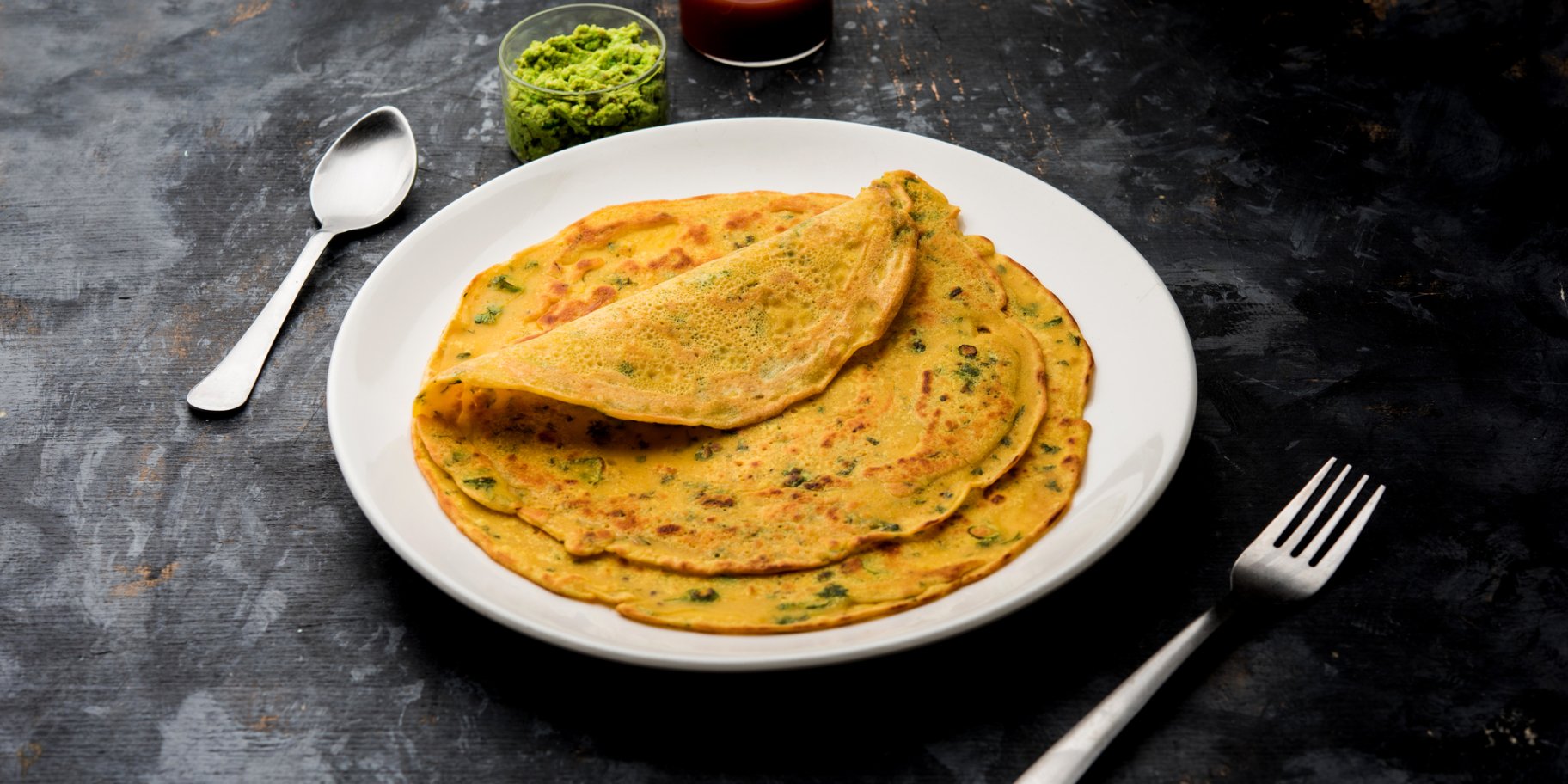 Омлет з нутового борошна