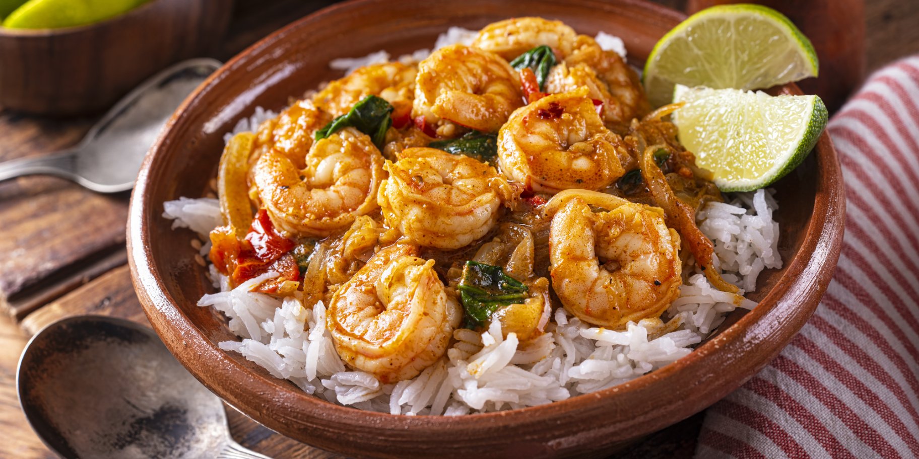 Джамбалая с морепродуктами