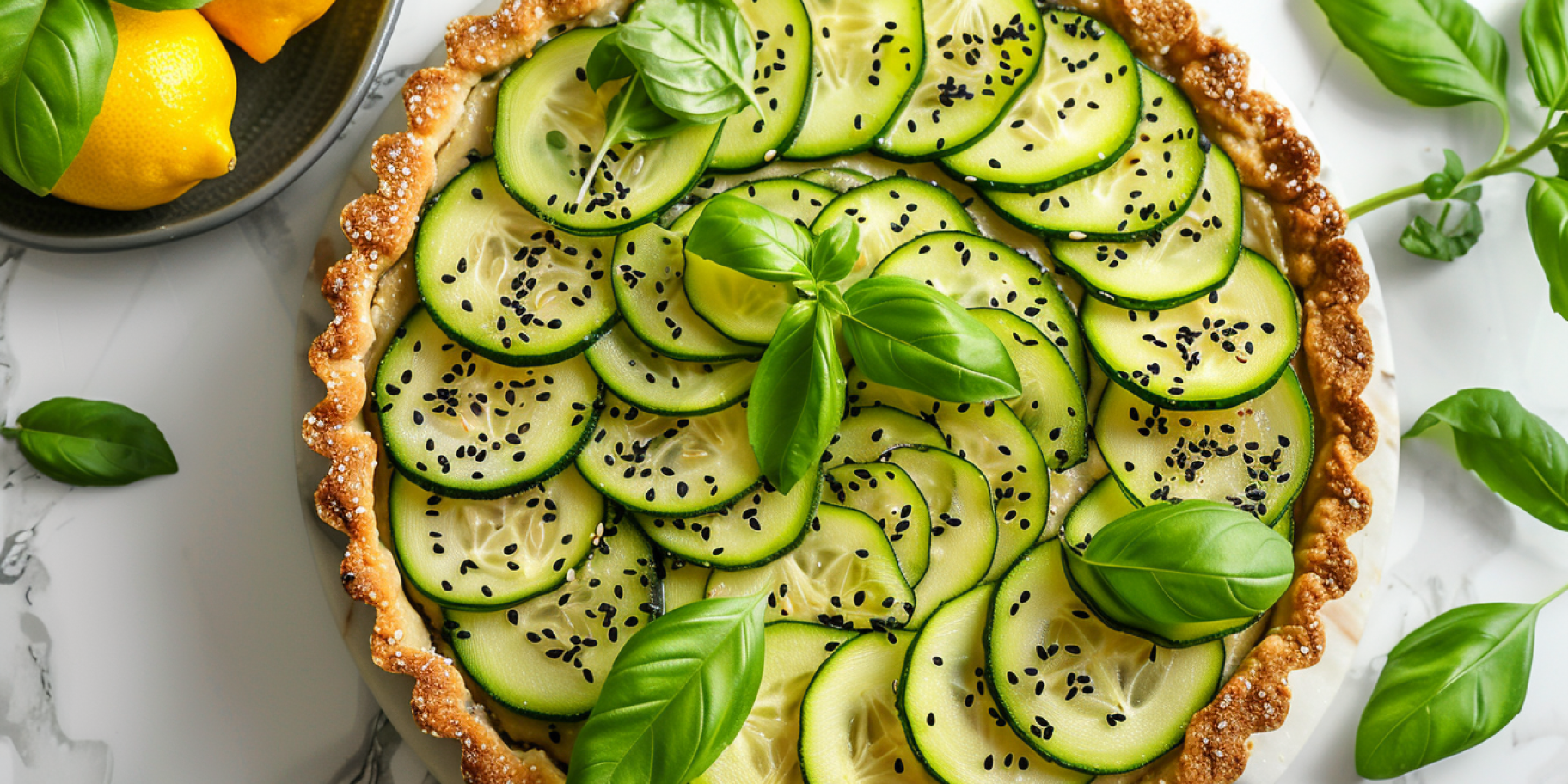 Холодний пиріг з огірками