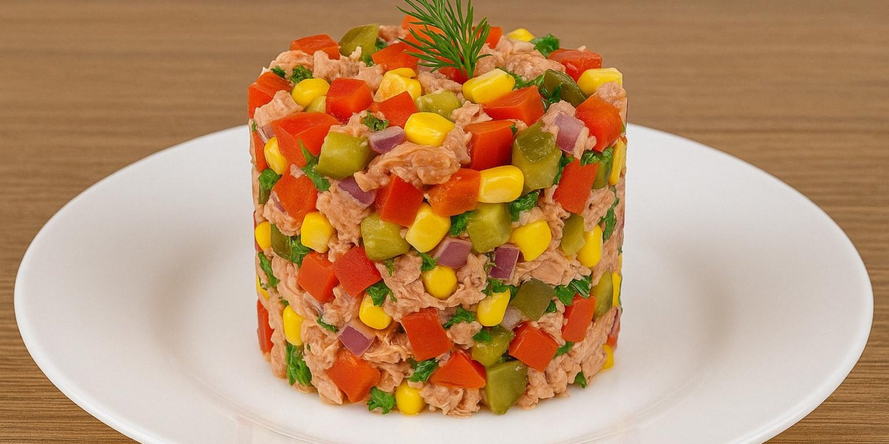 Закуска з консервованим тунцем