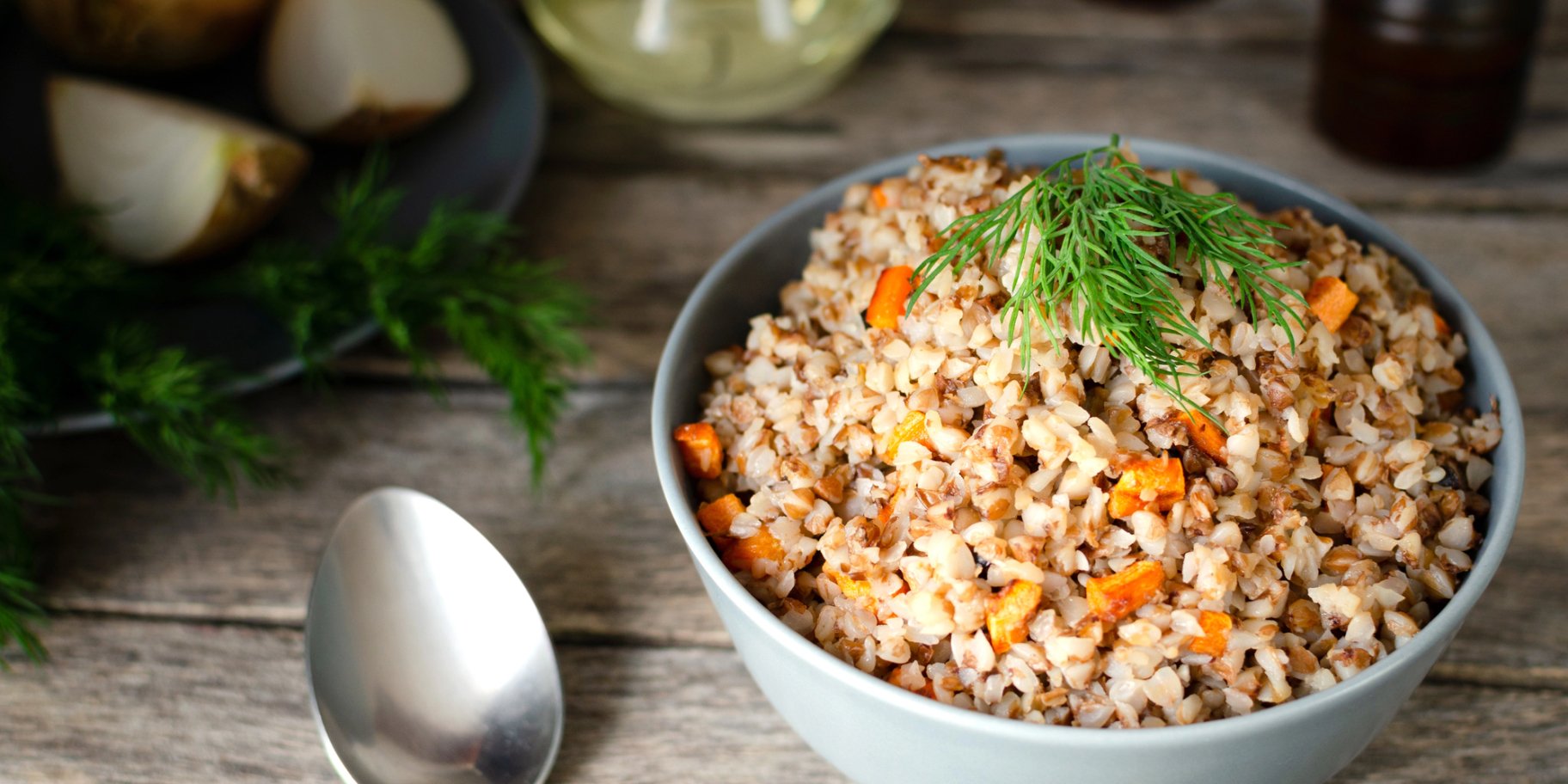 Гречка з кабачками