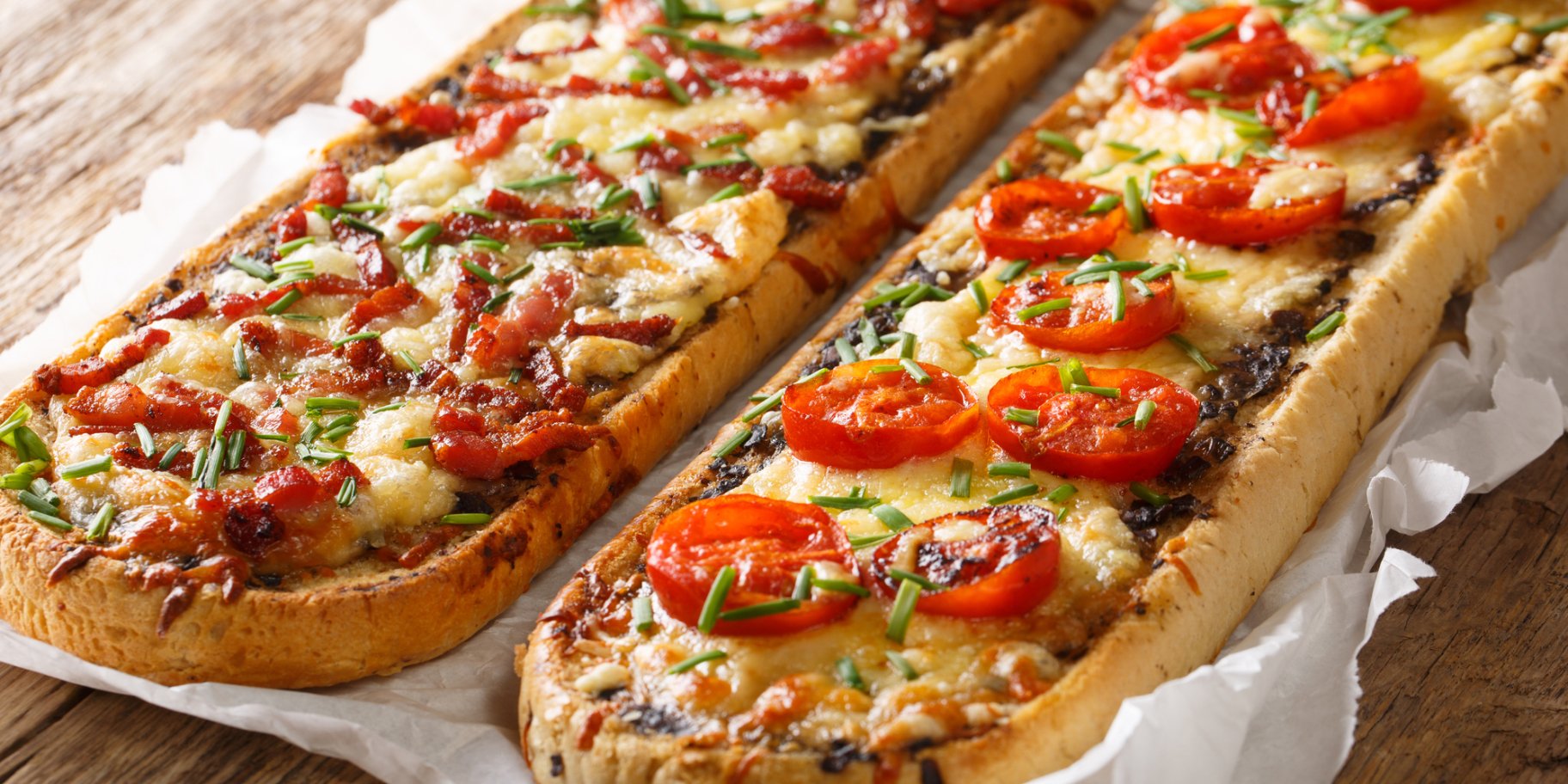 Пицца на хлебе