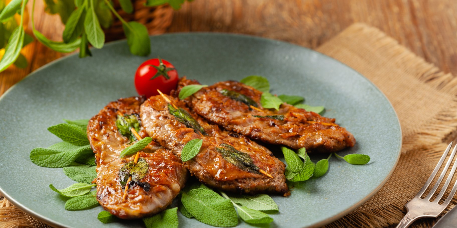 Салтимбокка с овощами: рецепт